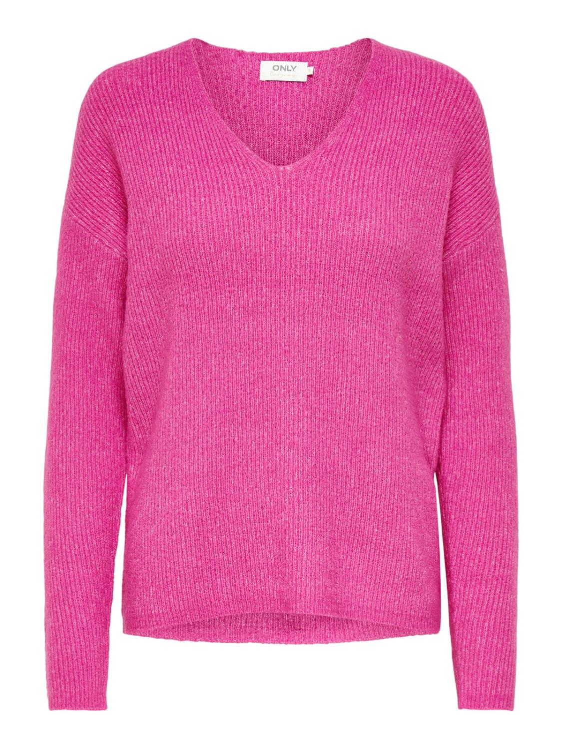 ONLCAMILLA V-NECK L/S PULLOVE