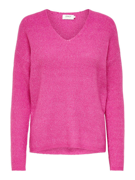 ONLCAMILLA V-NECK L/S PULLOVE
