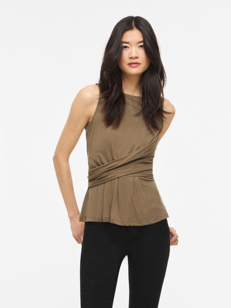 VIMODALA BOAT NECK S/L TOP/VO
