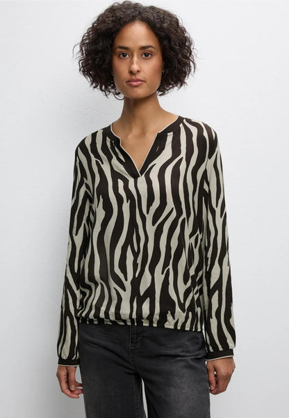 Tunic blouse w elastic tape d