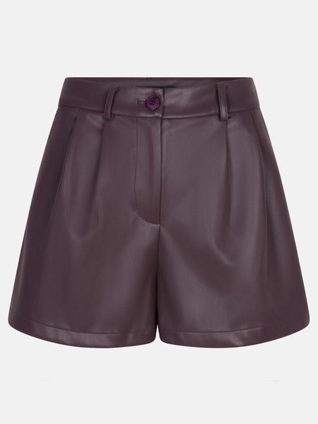 Short jade aubergine
