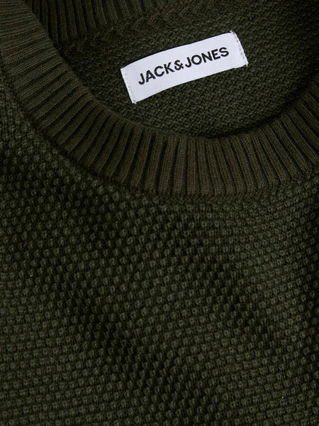 JJEGLOBE KNIT CREW NECK NOOS