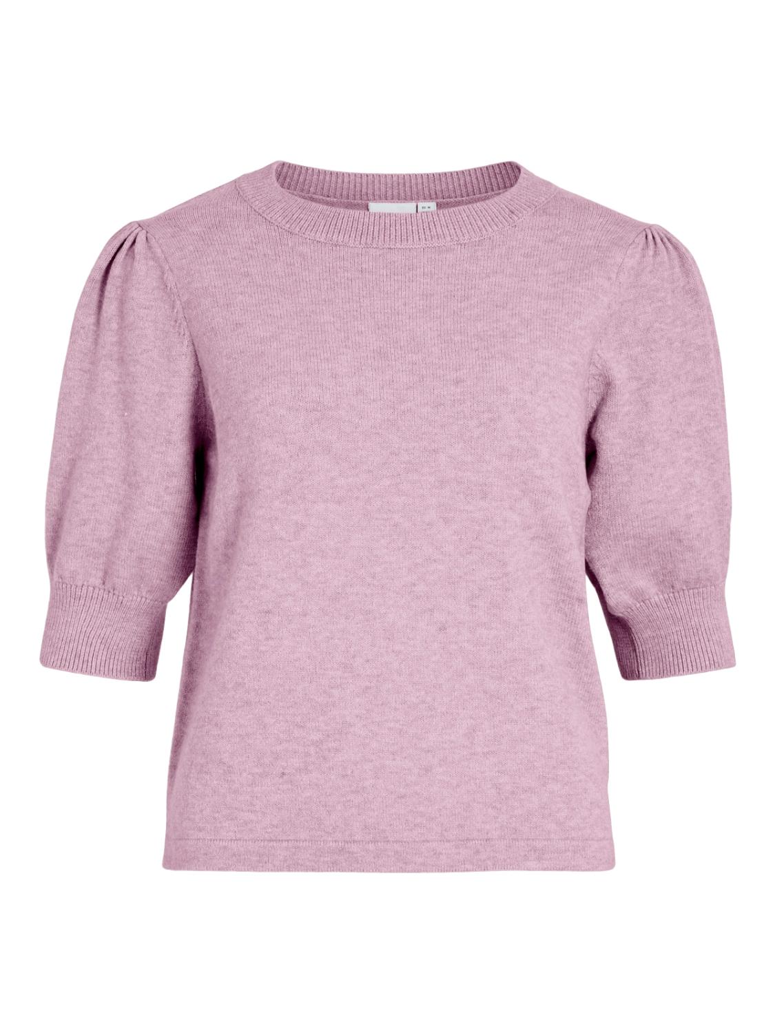 VIRIL 2/4 SLEEVE O-NECK KNIT