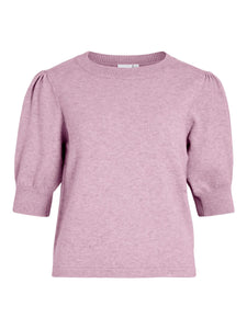 VIRIL 2/4 SLEEVE O-NECK KNIT