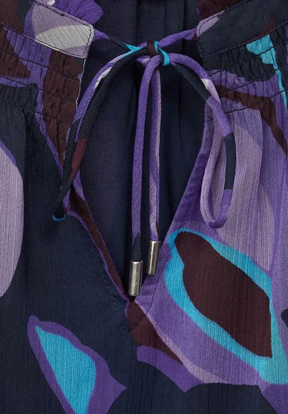 Printed chiffonblouse