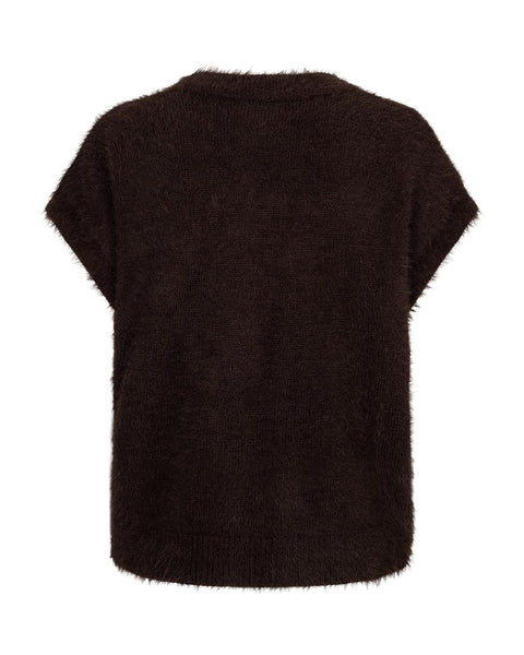 Sleeveless fuzzy