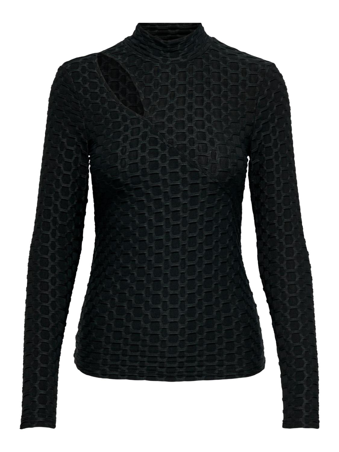 ONLTENNA L/S HIGHNECK CUTOUT