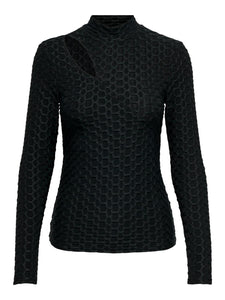 ONLTENNA L/S HIGHNECK CUTOUT