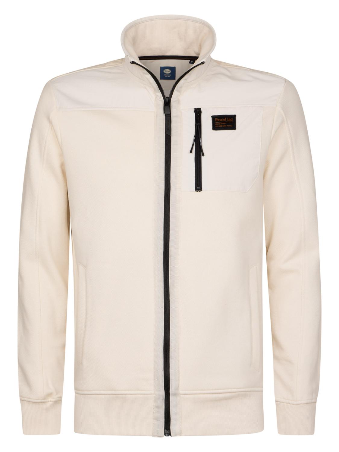 Men Sweater Collar Zip