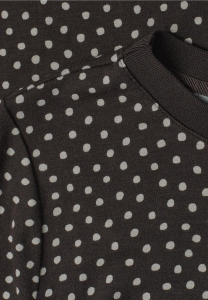 LTD QR printed shirt w.rib co