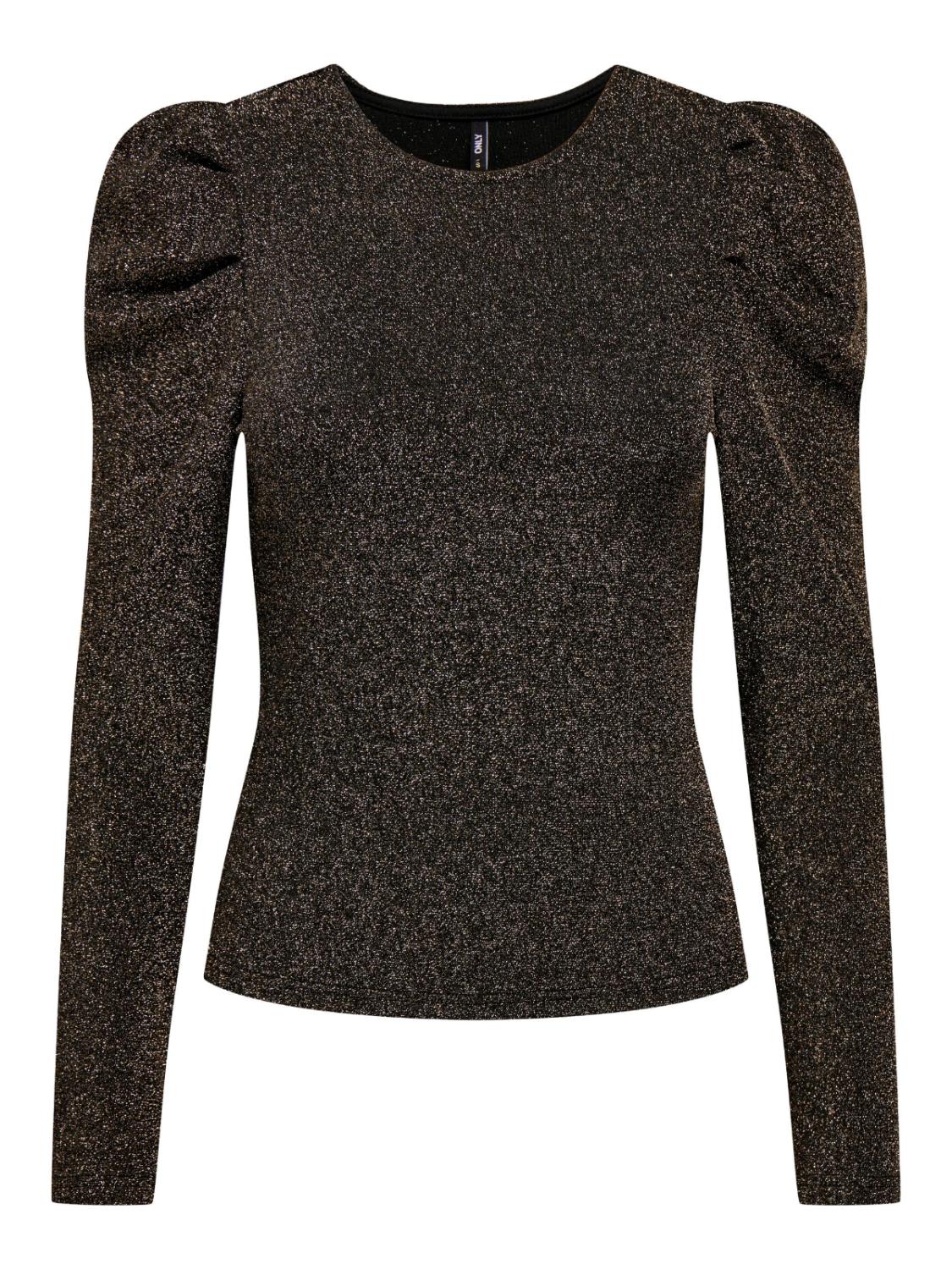 ONLNEW RICH L/S GLITTER PUFF