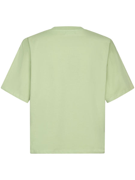 T-shirt tropical soft green