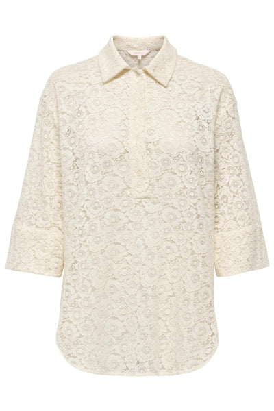 ONLRAO 3/4 LACE SHIRT WVN CS