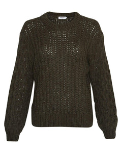 Pepita heide pullover 17734