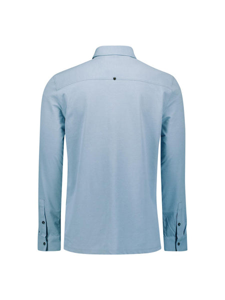 Shirt twill jersey blue