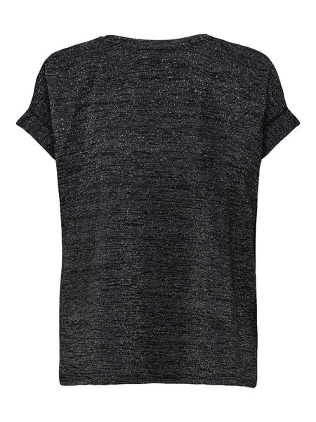 ONLMOSTER GLITTER S/S TOP JRS