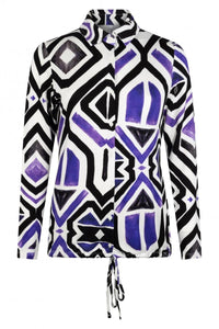 Print viscose blouse 234Judith