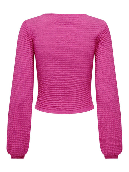 ONLMAI L/S RUCHING TOP CC JRS