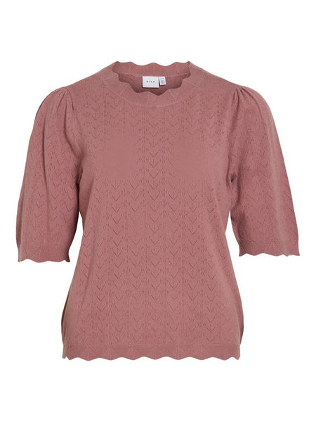 VIEMI O-NECK 2/4 SLEEVE KNIT