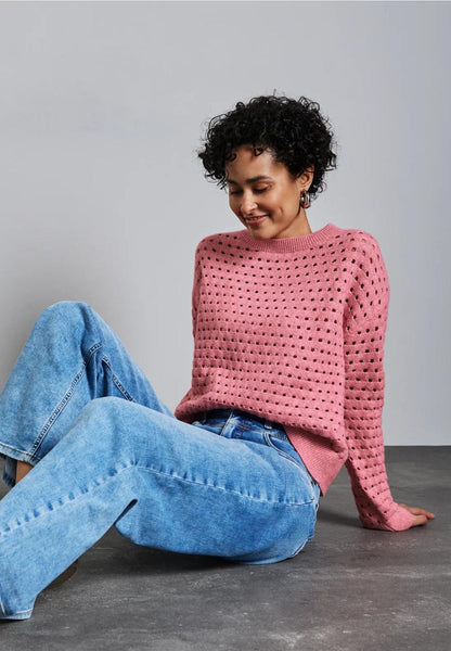open structure sweater