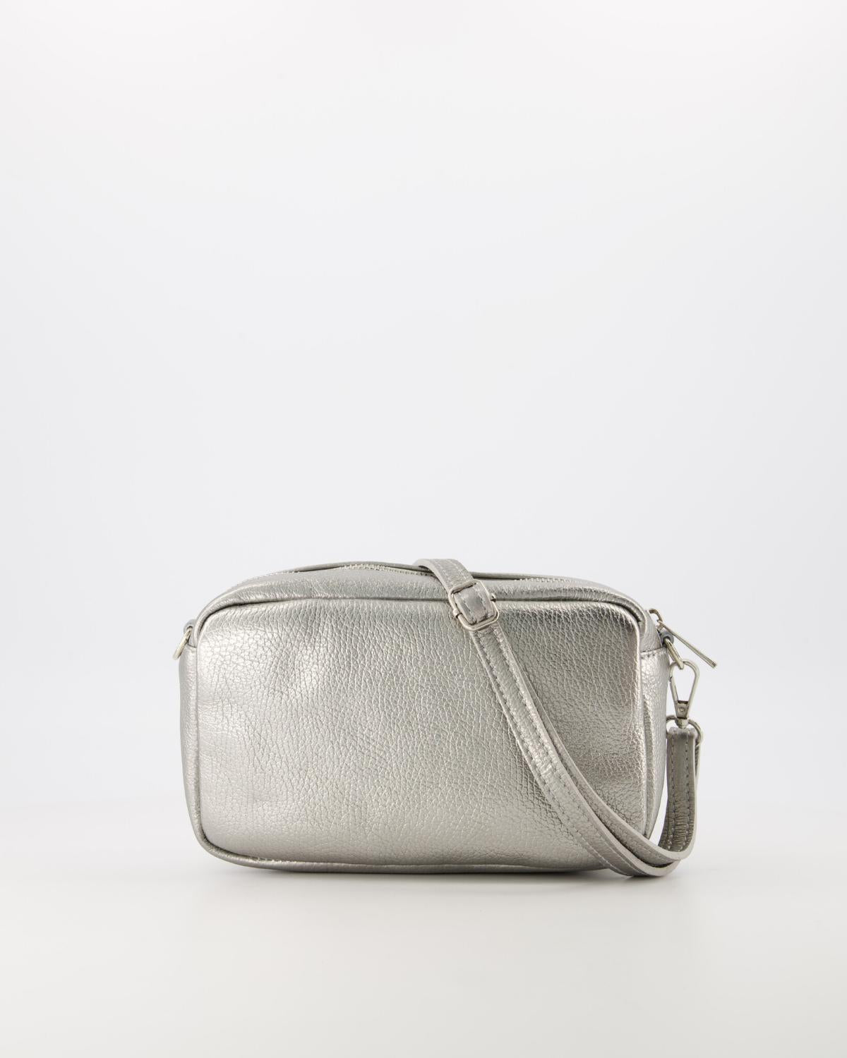 Irene cl. grain leer zilver