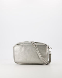 Irene cl. grain leer zilver