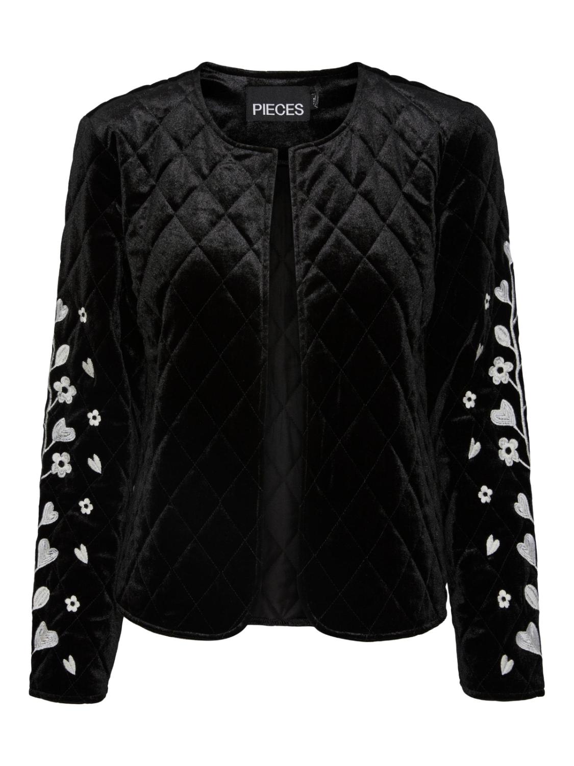 PCALISSON LS VELVET QULIT JAC