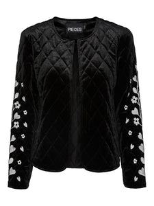 PCALISSON LS VELVET QULIT JAC