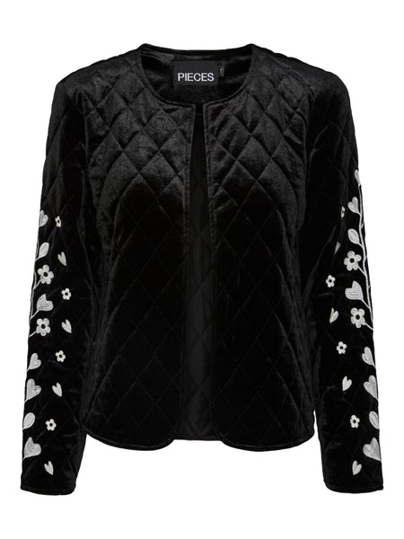 PCALISSON LS VELVET QULIT JAC