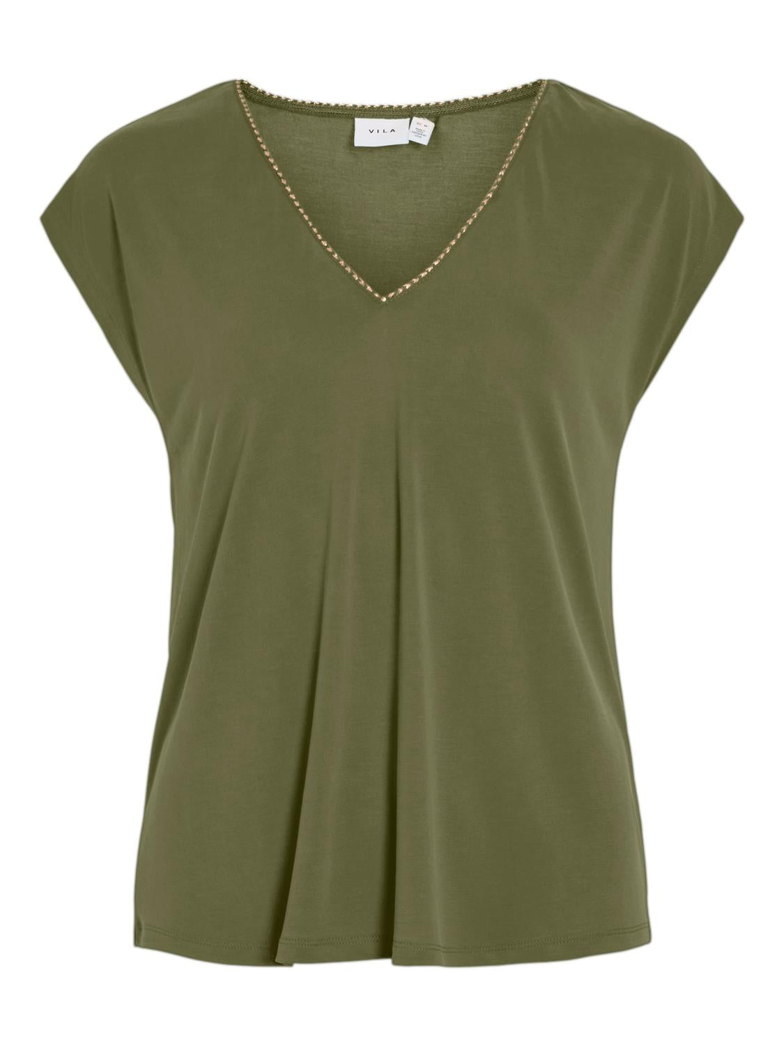 VIMODALA NEW GLITTER V-NECK C