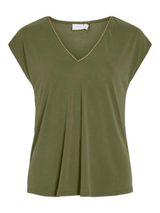 VIMODALA NEW GLITTER V-NECK C