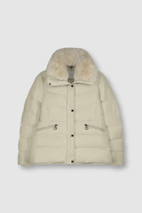 Padded jacket faux fur jacoba