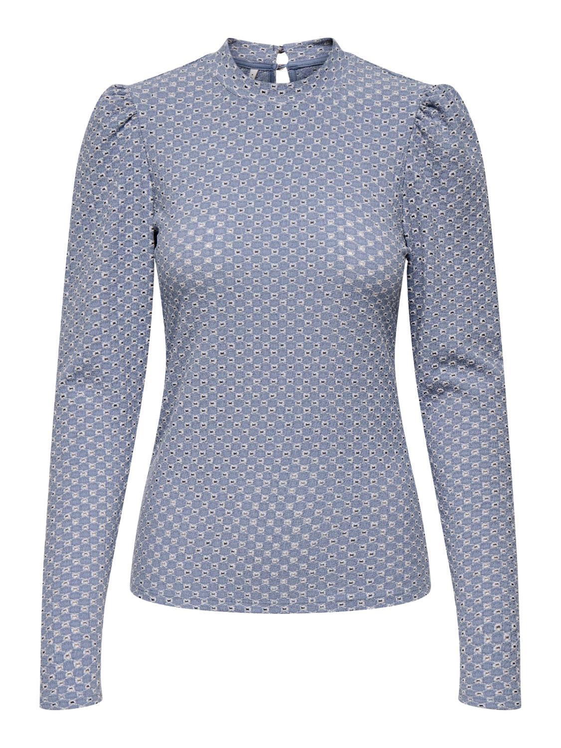 ONLGENNY L/S O-NECK STRUCTURE