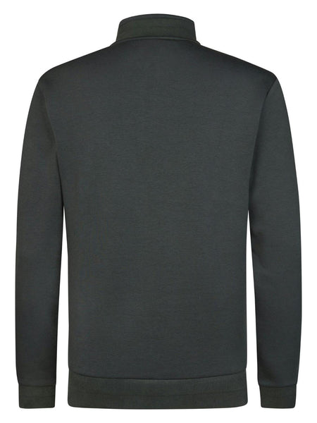 Men Sweater Collar Zip