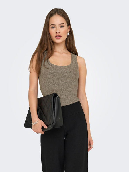 ONLEA GLITTER S/L 2-WAYS TOP