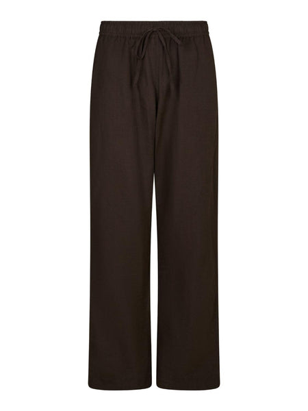 Sonar linen pants dark brown