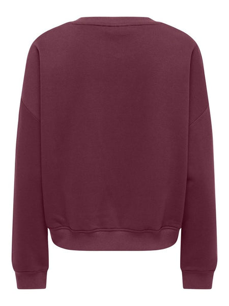 ONLSWEAT LIFE L/S CREW O.SIZE