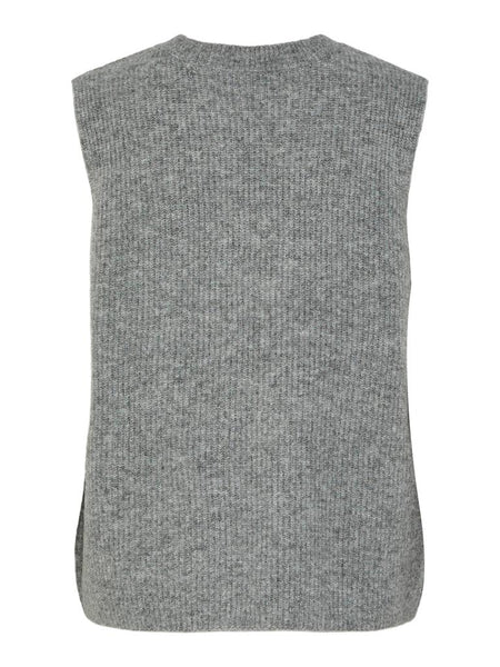 PCSILLY SL REV TIE VEST KNIT