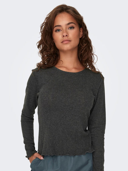 ONLCARLOTTA L/S TOP NOOS JRS