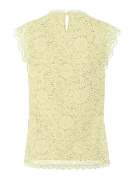 PCOLLINE SL LACE TOP WVN NOOS