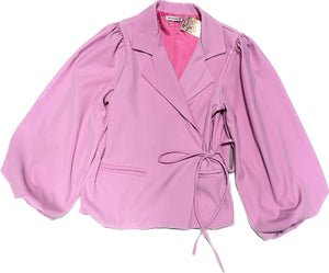 Blazer overslag pink