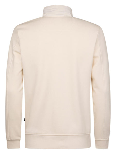 Men Sweater Collar Zip