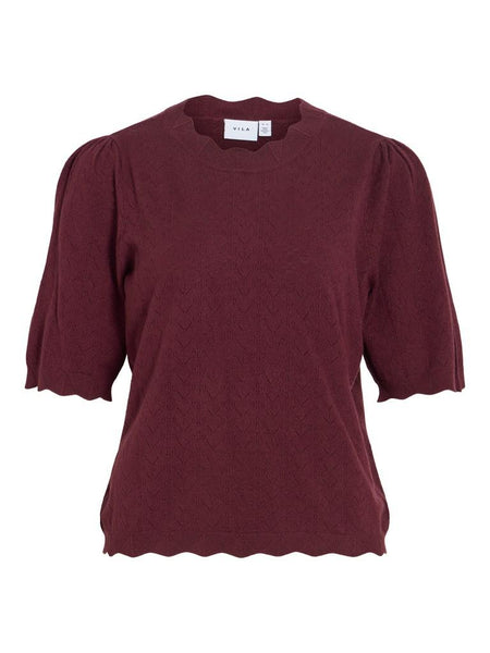 VIEMI O-NECK 2/4 SLEEVE KNIT