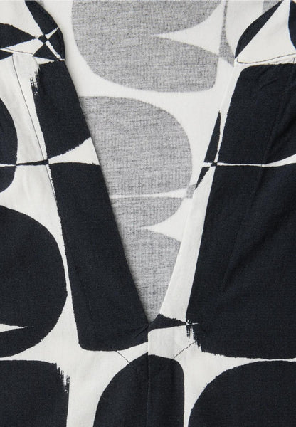 LTD QR printed mat-mix shirt 