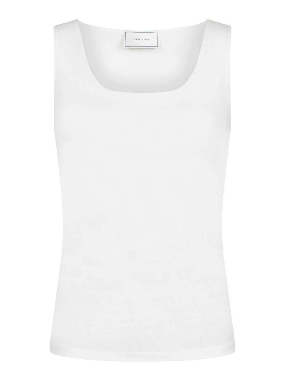 Sophia jersey top white