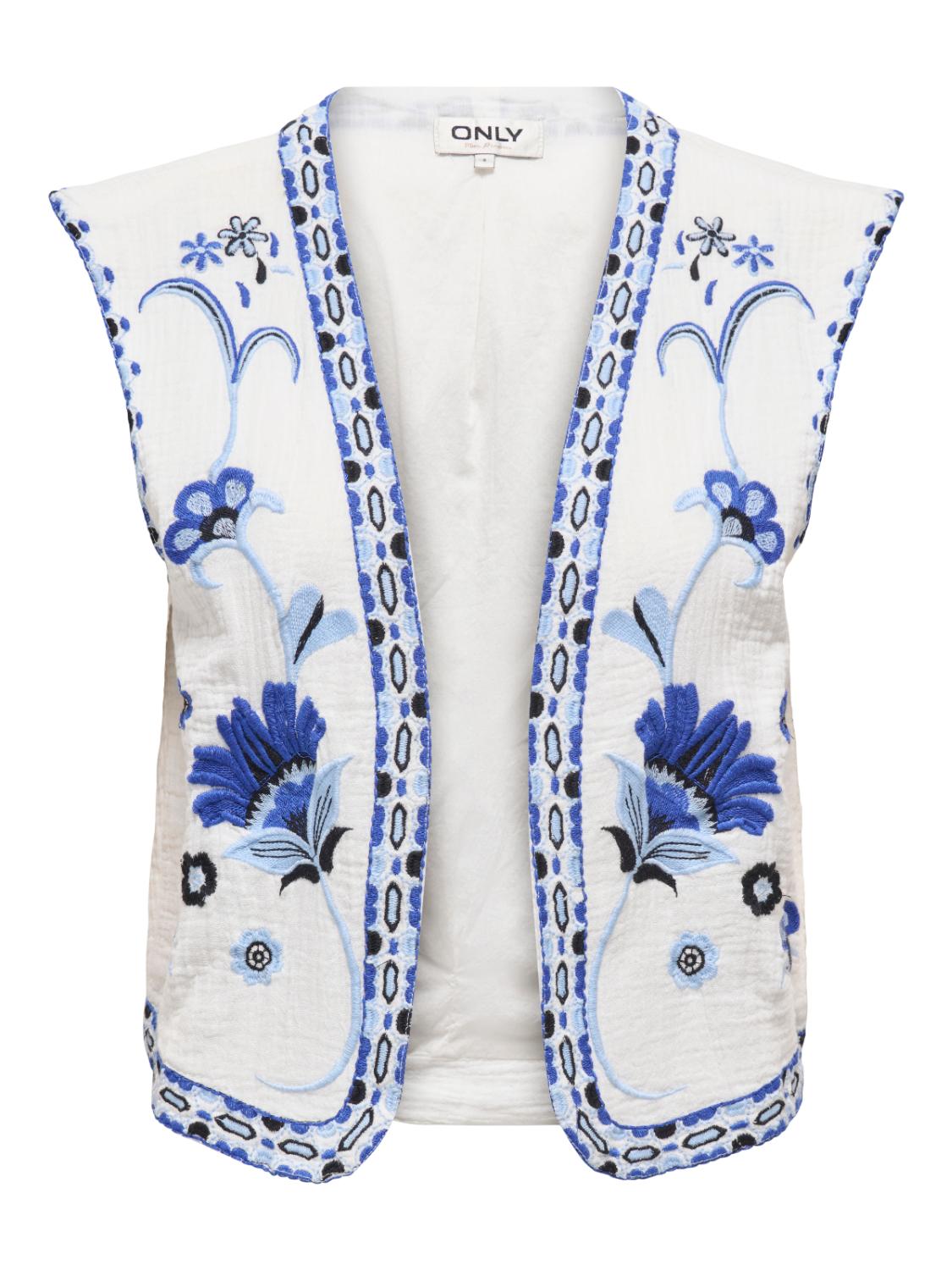 ONLTHYRA LIFE SL EMB VEST WVN