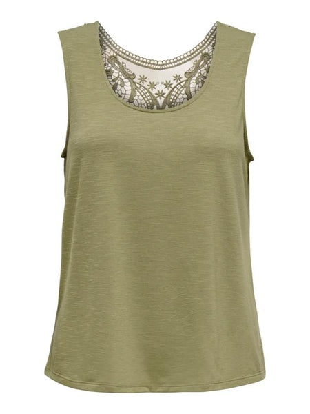 ONLFREDA S/L U-NECK MIX TOP B