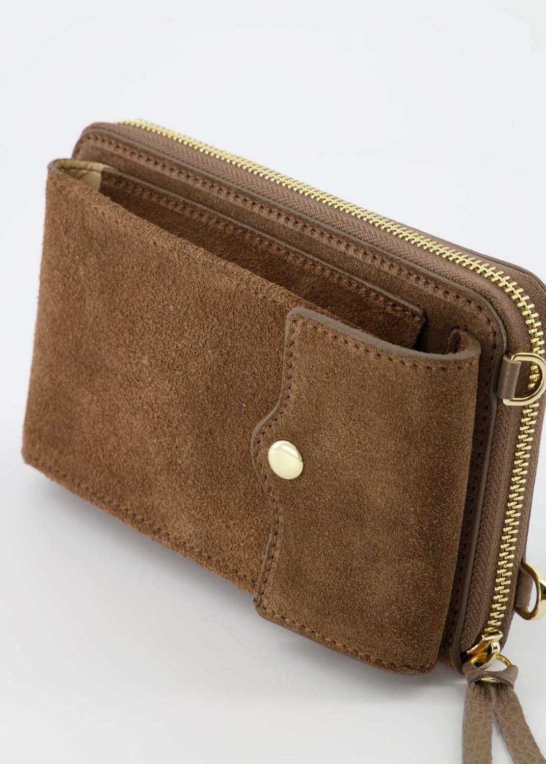 Jackie suede taupe