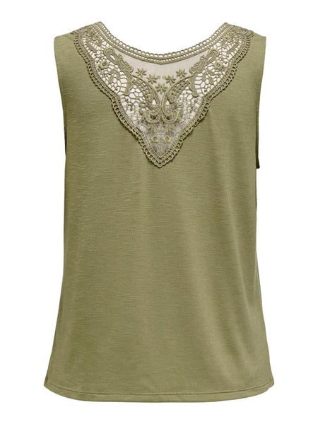 ONLFREDA S/L U-NECK MIX TOP B