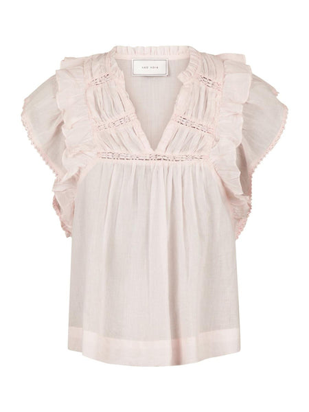 Jayla S voile top light pink
